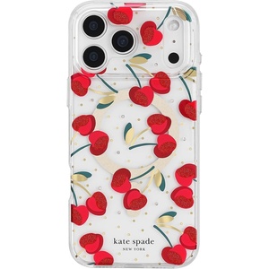 image:imagekate spade new york iPhone 17 Pro Case  Opal Glitter  Compatible with MagSafe  Lightweight Designer Case for iPhone 17 Pro wAntiScratch Coating and Wavy Iridescent Ombre DesignCherry Dot