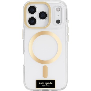 image:imagekate spade new york iPhone 17 Pro Case  Opal Glitter  Compatible with MagSafe  Lightweight Designer Case for iPhone 17 Pro wAntiScratch Coating and Wavy Iridescent Ombre DesignClear