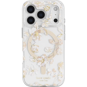 image:imagekate spade new york iPhone 17 Pro Case  Opal Glitter  Compatible with MagSafe  Lightweight Designer Case for iPhone 17 Pro wAntiScratch Coating and Wavy Iridescent Ombre DesignAutumn Toile
