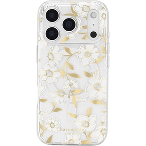 image:imagekate spade new york iPhone 17 Pro Case  Opal Glitter  Compatible with MagSafe  Lightweight Designer Case for iPhone 17 Pro wAntiScratch Coating and Wavy Iridescent Ombre DesignSunshine Floral Gems