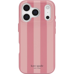 image:imagekate spade new york iPhone 17 Pro Case  Opal Glitter  Compatible with MagSafe  Lightweight Designer Case for iPhone 17 Pro wAntiScratch Coating and Wavy Iridescent Ombre DesignStripe Rose Coral
