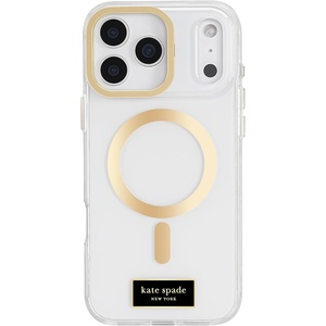 image:imagekate spade new york iPhone 17 Pro Max Case  Cherry Dot Gems  Compatible with MagSafe  Lightweight Designer Case for iPhone 17 Pro Max with AntiScratch Coating and Cherry Dot DesignClear