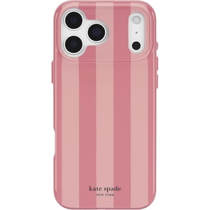 image:imagekate spade new york iPhone 17 Pro Max Case  Cherry Dot Gems  Compatible with MagSafe  Lightweight Designer Case for iPhone 17 Pro Max with AntiScratch Coating and Cherry Dot DesignStripe Rose Coral
