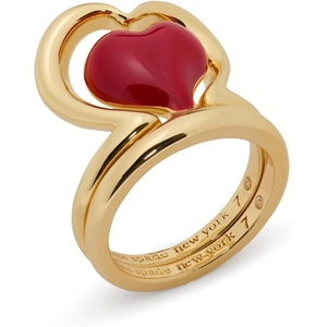 image:imagekate spade new york womens Amour Drop EarringsDark Scarlet Heart