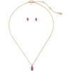image:imagekate spade new york Boxed Signature Solitaire Studs and Pendant SetRubyGold