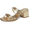 image:imagekate spade new york Carolina Block Heel SandalPale Gold