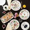 image:imagekate spade new york Garden Floral Accent Plates Set of 4 4 Count WhiteMultiColor