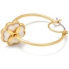 image:imagekate spade new york Heritage Bloom Hoops CreamGold One Size
