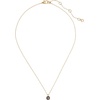 image:imagekate spade new york Little Luxuries 6mm Square Pendant Jet One Size