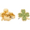 image:imagekate spade new york Lucky Charm EarringsGreenGold Clover