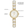 image:imagekate spade new york Monroe JewelryInspired Womens Watch with Stainless Steel BraceletGold Pearl