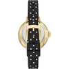 image:imagekate spade new york Park Row Womens Watch with Silicone BandGoldBlackWhite Dot