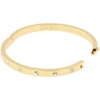 image:imagekate spade new york Set in Stone Hinged BangleClearGold