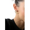 image:imagekate spade new york Twist Statement Earrings ClearGold Cubic Zirconia Womens Fashion Jewelry