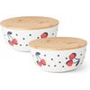 image:imagekate spade new york Vintage Cherry Dot Bowl With Lid Set of 2