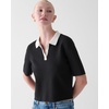 image:imagekate spade new york Womens Cropped Polo SweaterBlack