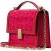 image:imagekate spade new york Womens Deco Flap Chain CrossbodyRed Multi Houndstooth