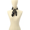 image:imagekate spade new york Womens Seasonless Dot Silk Bandana Scarf Stylish amp Lightweight Fashion AccessoryBlack Cream