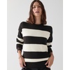image:imagekate spade new york Womens Striped SweaterBlackCream