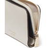 image:imagekate spade new york womens Ava Pebbled Leather Zip Bifold WalletColorblocked Parchment Multi
