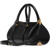 image:imagekate spade new york womens Spade Icon Fine Grain Leather Small Barrel BagBlack