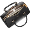 image:imagekate spade new york womens Spade Icon Fine Grain Leather Small Barrel BagBlack
