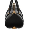 image:imagekate spade new york womens Spade Icon Fine Grain Leather Small Barrel BagBlack