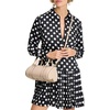 image:imagekate spade new york womens Spade Icon Fine Grain Leather Small Barrel BagMilk Glass