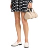 image:imagekate spade new york womens Spade Icon Fine Grain Leather Small Barrel BagMilk Glass