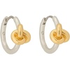 image:imageKate Spade New York Boxed Double Knot HuggiesSilverGold