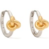 image:imageKate Spade New York Double Knot HuggiesSilverGold