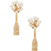 image:imagekate spade new york Cheers to That Drop Earrings ChampagneGold One Size