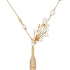 image:imagekate spade new york Cheers to That Statement Pendant ChampagneGold One Size