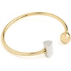 image:imagekate spade new york Geo Pop Flex CuffGold Silver