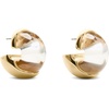 image:imagekate spade new york Glow Up Chunky HuggiesCLEAR