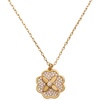 image:imagekate spade new york Heritage Bloom NecklaceClearGold Pave Pendant