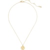 image:imagekate spade new york Heritage Bloom NecklaceClearGold Pendant