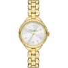 image:imagekate spade new york Morningside Womens Watch with Scallop Topring and Stainless Steel Bracelet or Leather BandGold