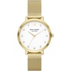 image:imagekate spade new york Morningside Womens Watch with Scallop Topring and Stainless Steel Bracelet or Leather BandGold Mesh