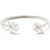 image:imagekate spade new york Precious Pansy Flex CuffCreamSilver
