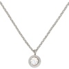 image:imagekate spade new york Set in Stone Mini Pendant ClearSilver One Size