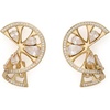 image:imagekate spade new york Twist Statement Earrings ClearGold Cubic Zirconia Womens Fashion Jewelry