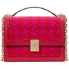 image:imagekate spade new york Womens Deco Flap Chain CrossbodyRed Multi Houndstooth