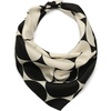 image:imagekate spade new york Womens Seasonless Dot Silk Bandana Scarf Stylish amp Lightweight Fashion AccessoryBlack Cream