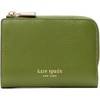 image:imagekate spade new york womens Ava Pebbled Leather Zip Bifold WalletJungle Vine Multi