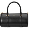 image:imagekate spade new york womens Spade Icon Fine Grain Leather Small Barrel BagBlack