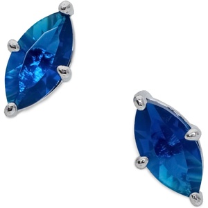 image:imageKate Spade New York Signature Solitaire Studs SapphireSilver Glass Stud Earrings