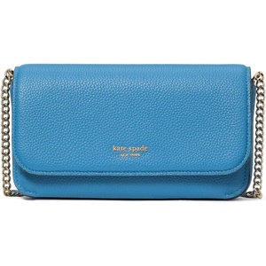 image:imagekate spade new york Ava Pebbled Leather Flap Chain WalletBack to School Blues