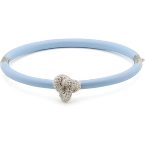 image:imagekate spade new york Double Knot Pave Hinged BangleBlueSilver
