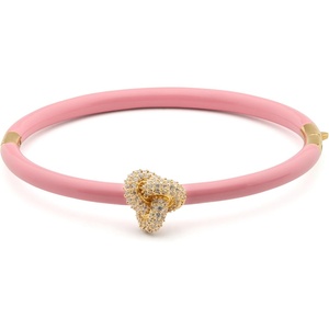 image:imagekate spade new york Double Knot Pave Hinged BanglePinkGold